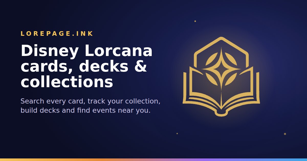 Every Disney Lorcana Set: Card Lists and Prices | Lorepage.ink